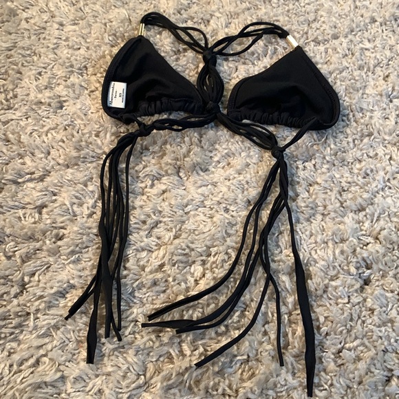 Abercrombie and Fitch Black Bikini Top Size XS - Picture 7 of 8